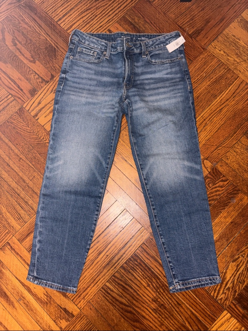 NWT Old Navy Mid Rise Straight Jeans
